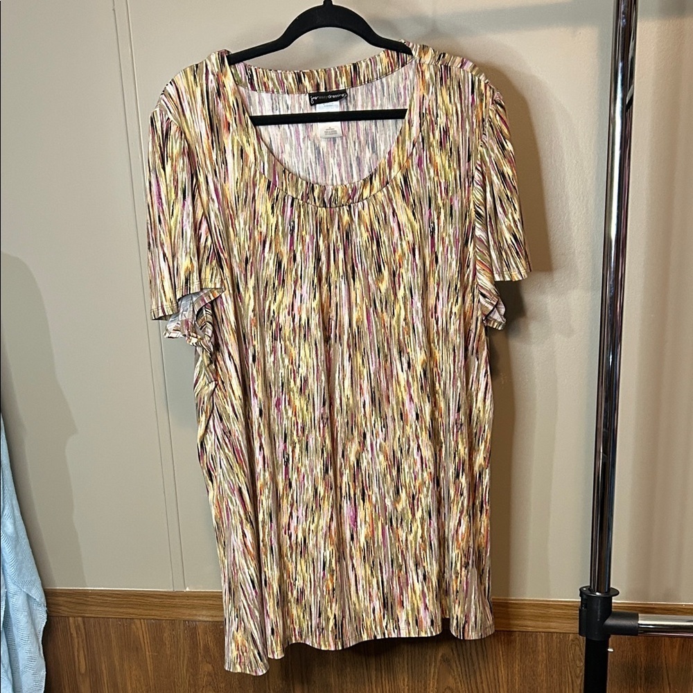 Just My Size Multicolor Women's Blouse